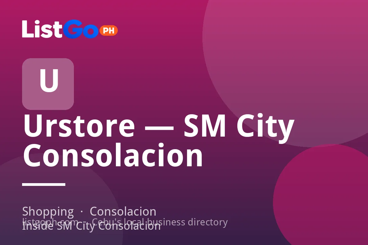 Urstore — SM City Consolacion