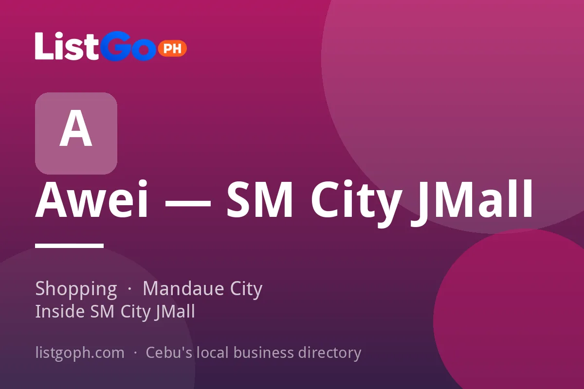 Awei — SM City JMall