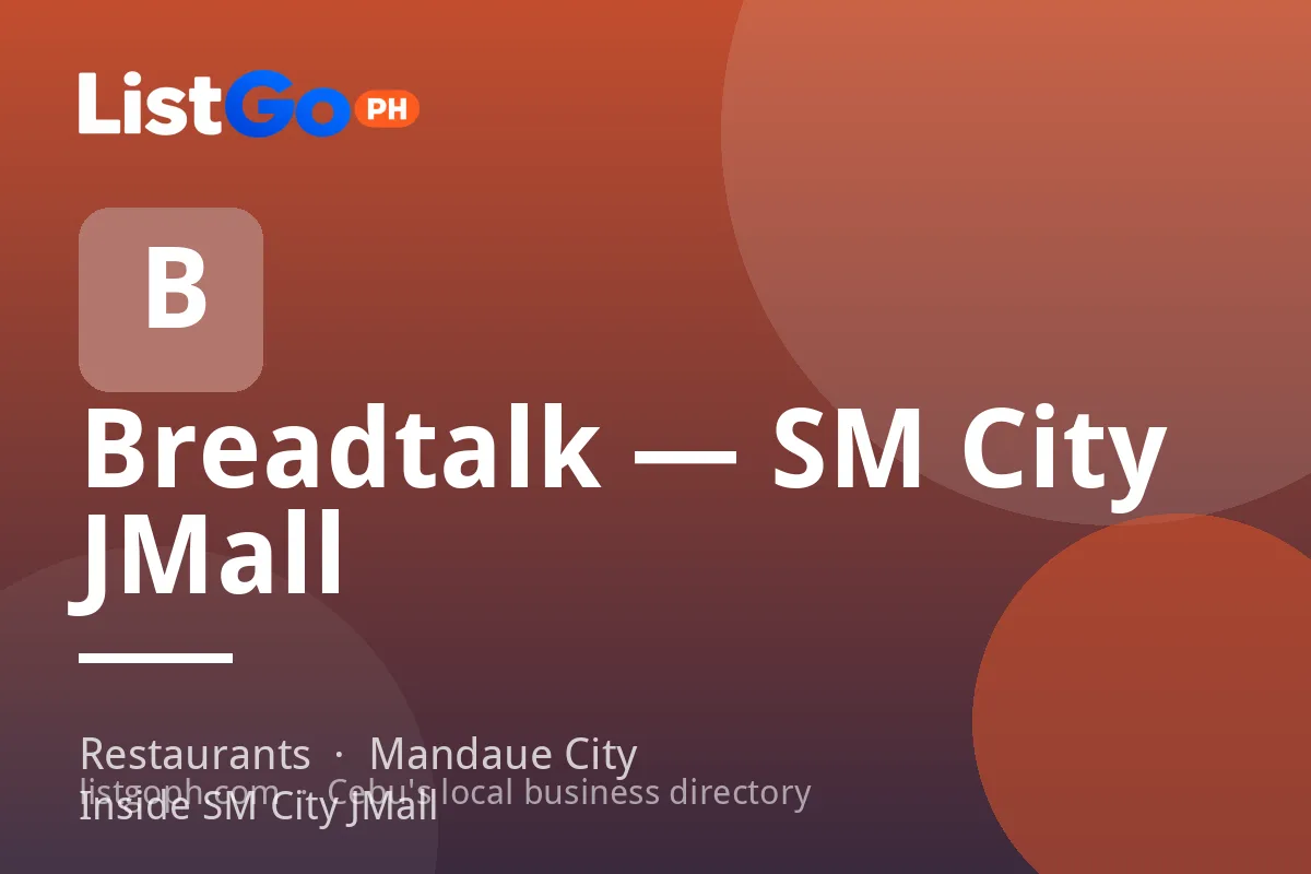 Breadtalk — SM City JMall