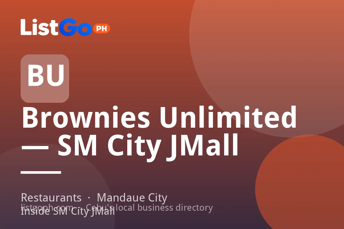 Brownies Unlimited — SM City JMall