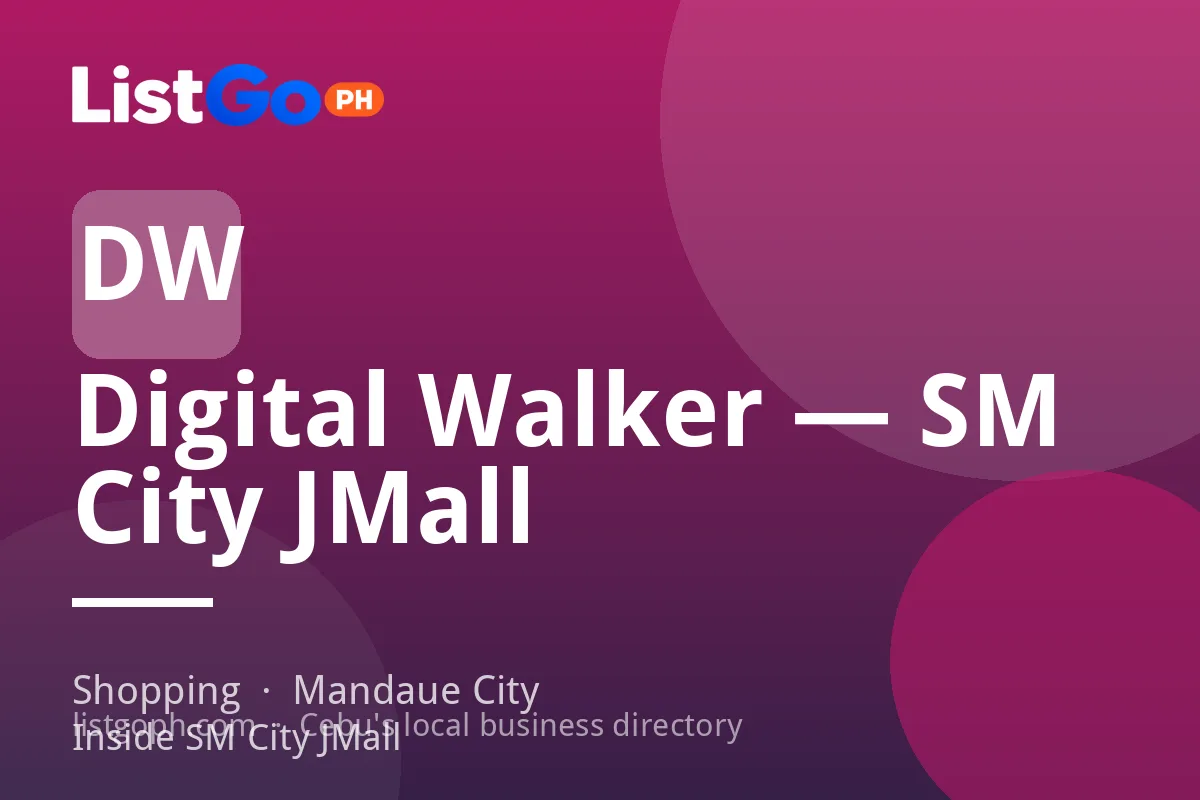 Digital Walker — SM City JMall