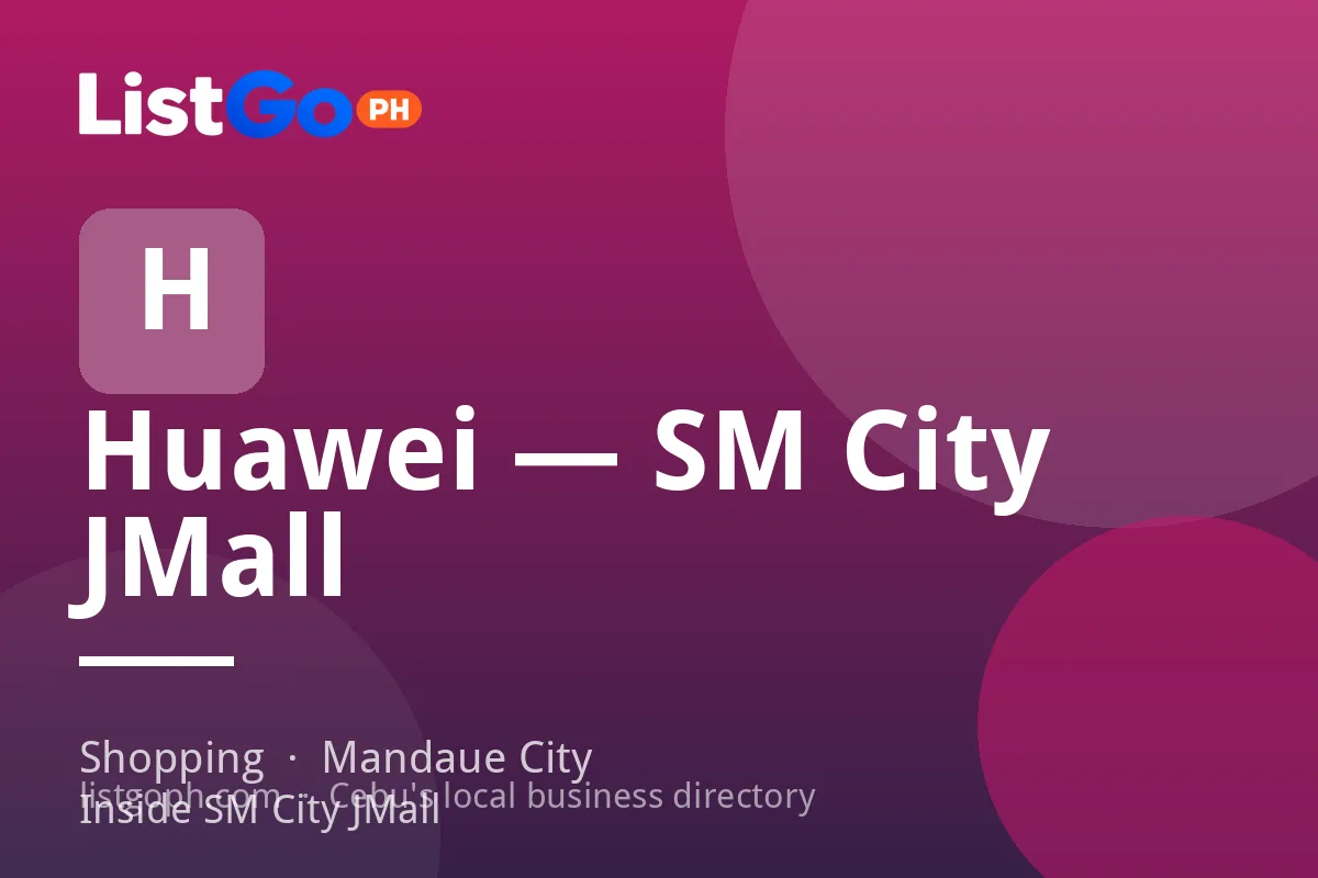 Huawei — SM City JMall