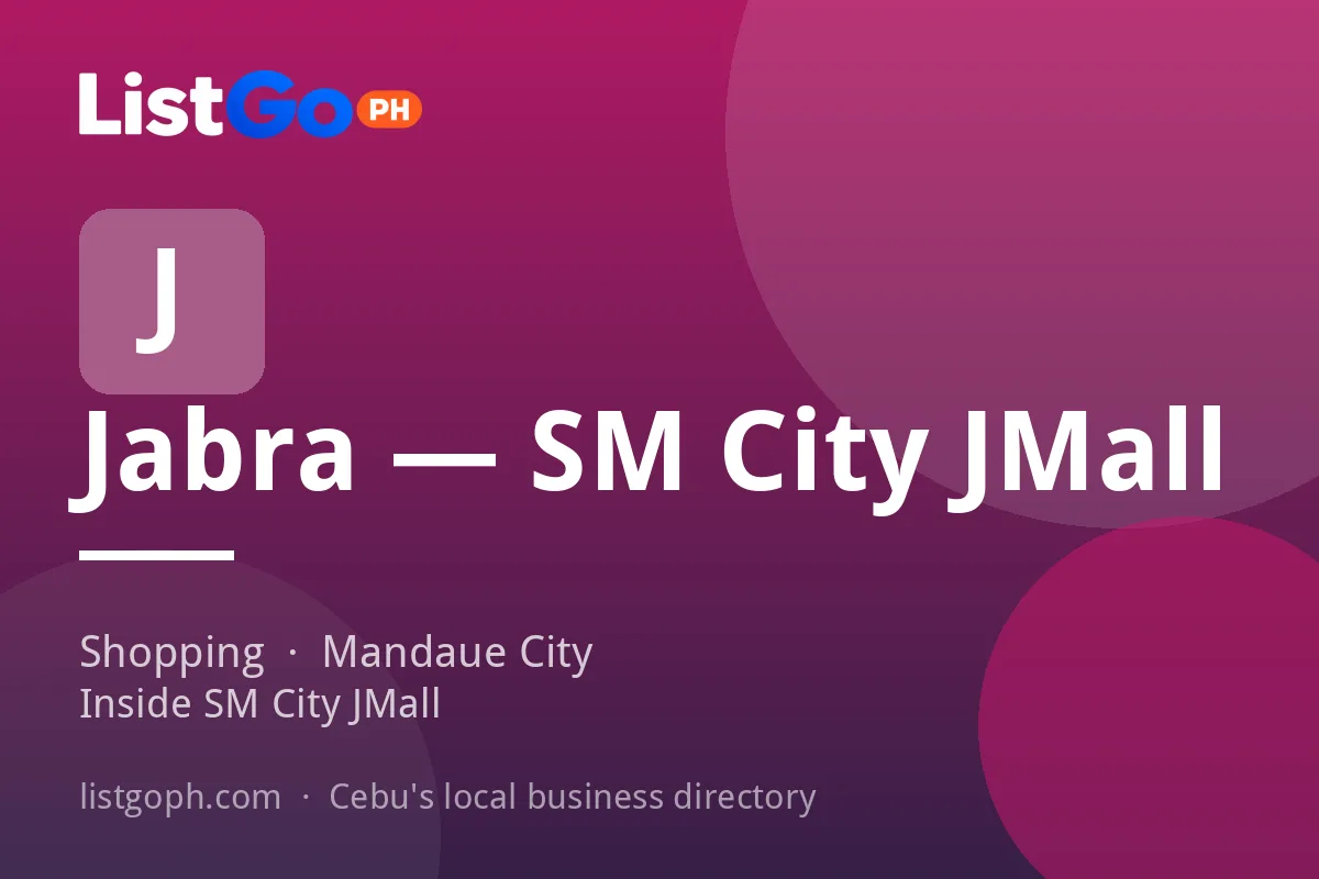 Jabra — SM City JMall