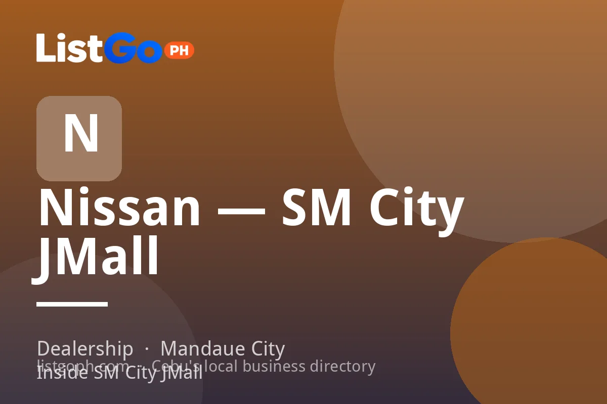 Nissan — SM City JMall
