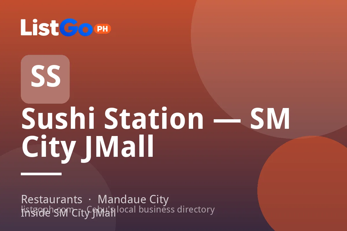 Sushi Station — SM City JMall