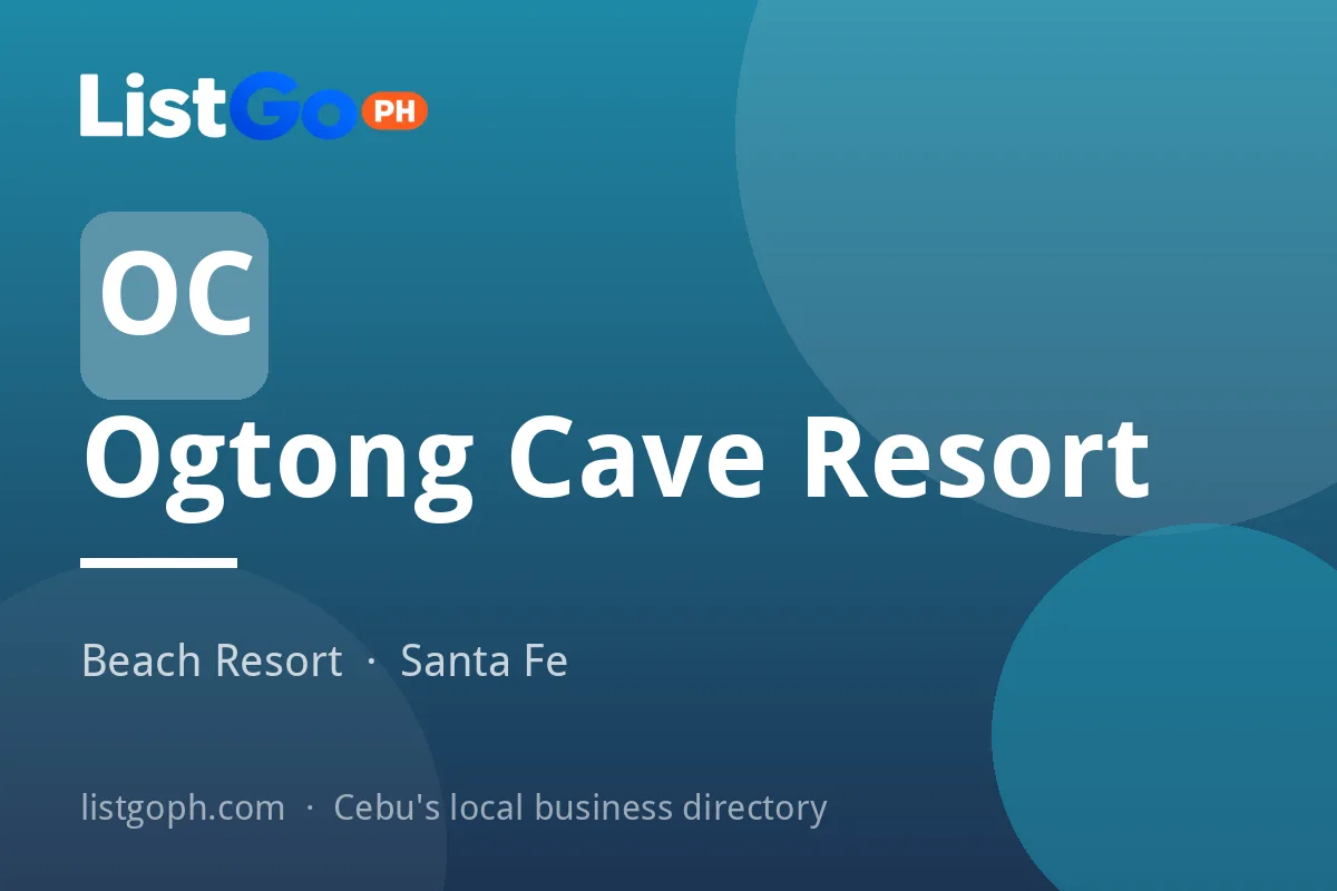 Ogtong Cave Resort
