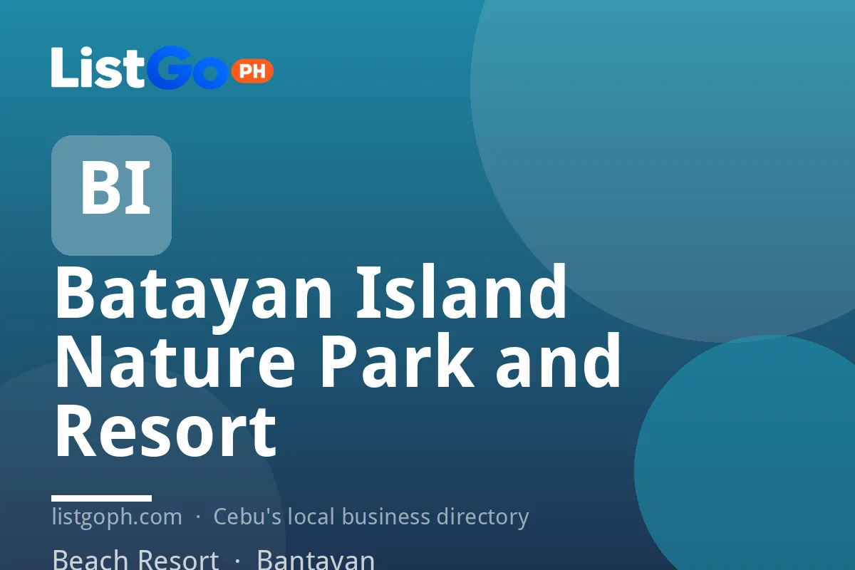 Batayan Island Nature Park and Resort