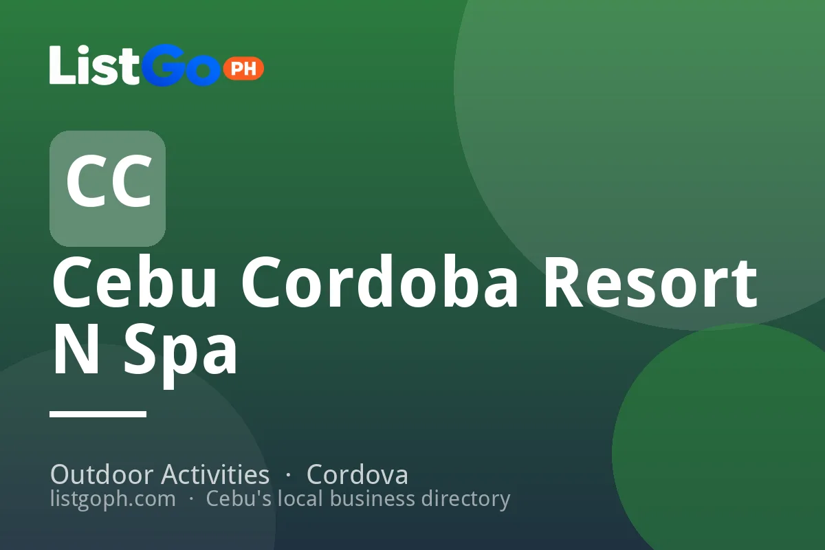 Cebu Cordoba Resort N Spa