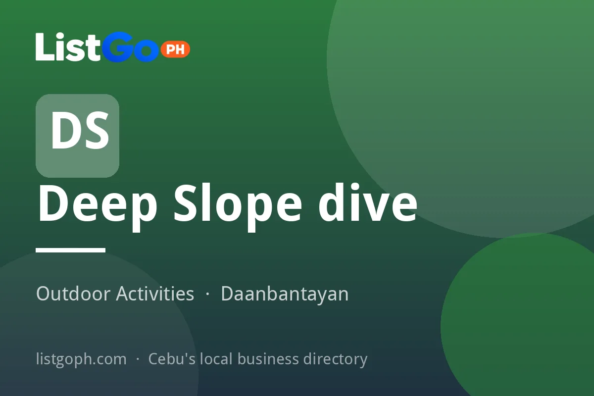 Deep Slope dive
