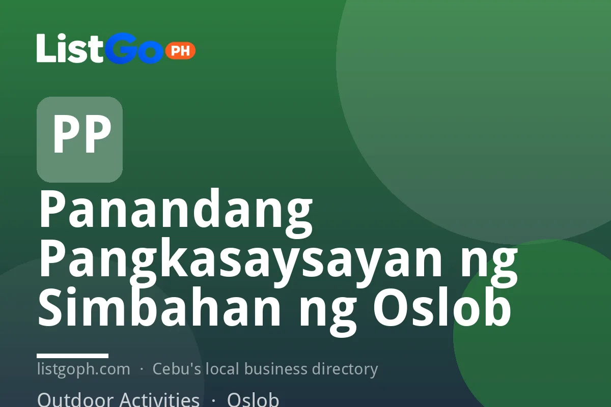 Panandang Pangkasaysayan ng Simbahan ng Oslob