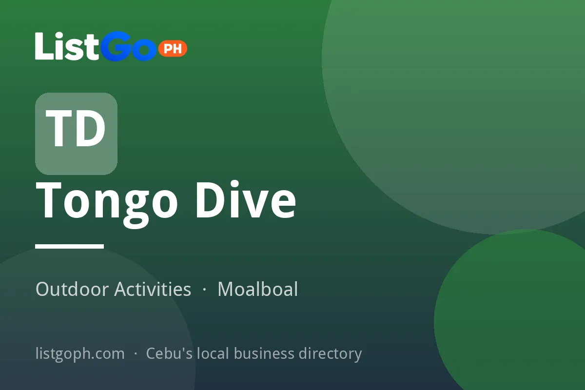 Tongo Dive