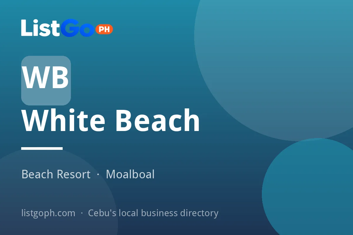White Beach – Beach Resort in Moalboal