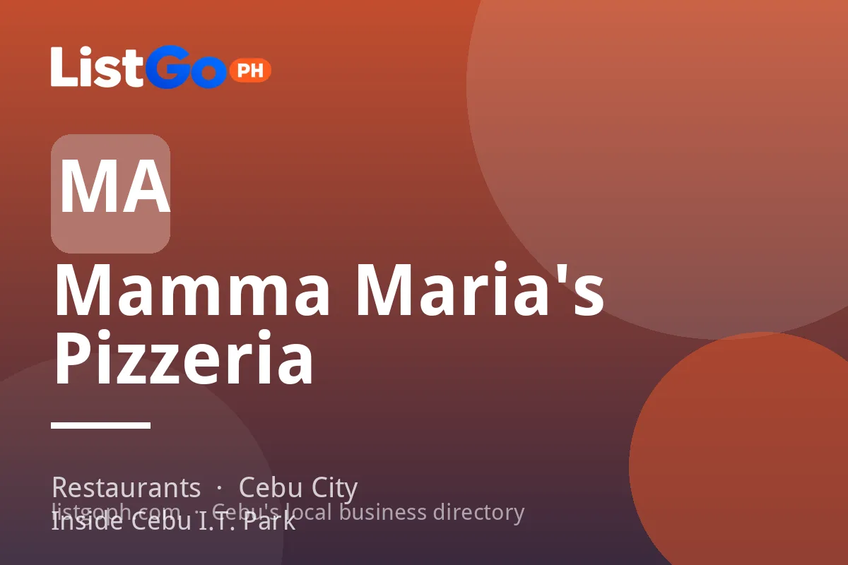 Mamma Maria's Pizzeria