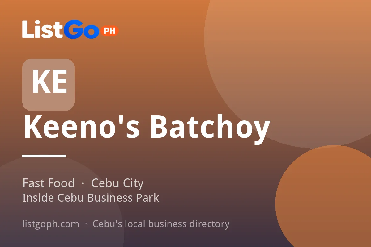 Keeno's Batchoy