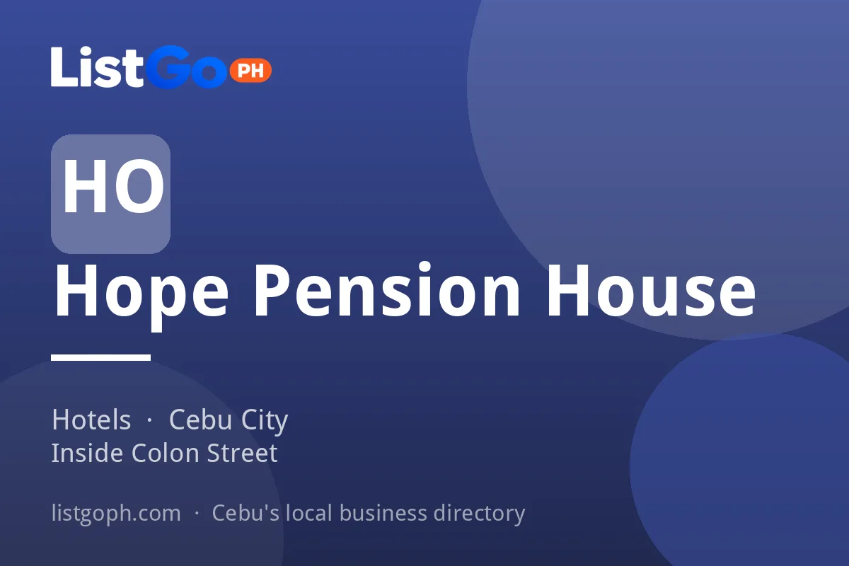 Hope Pension House