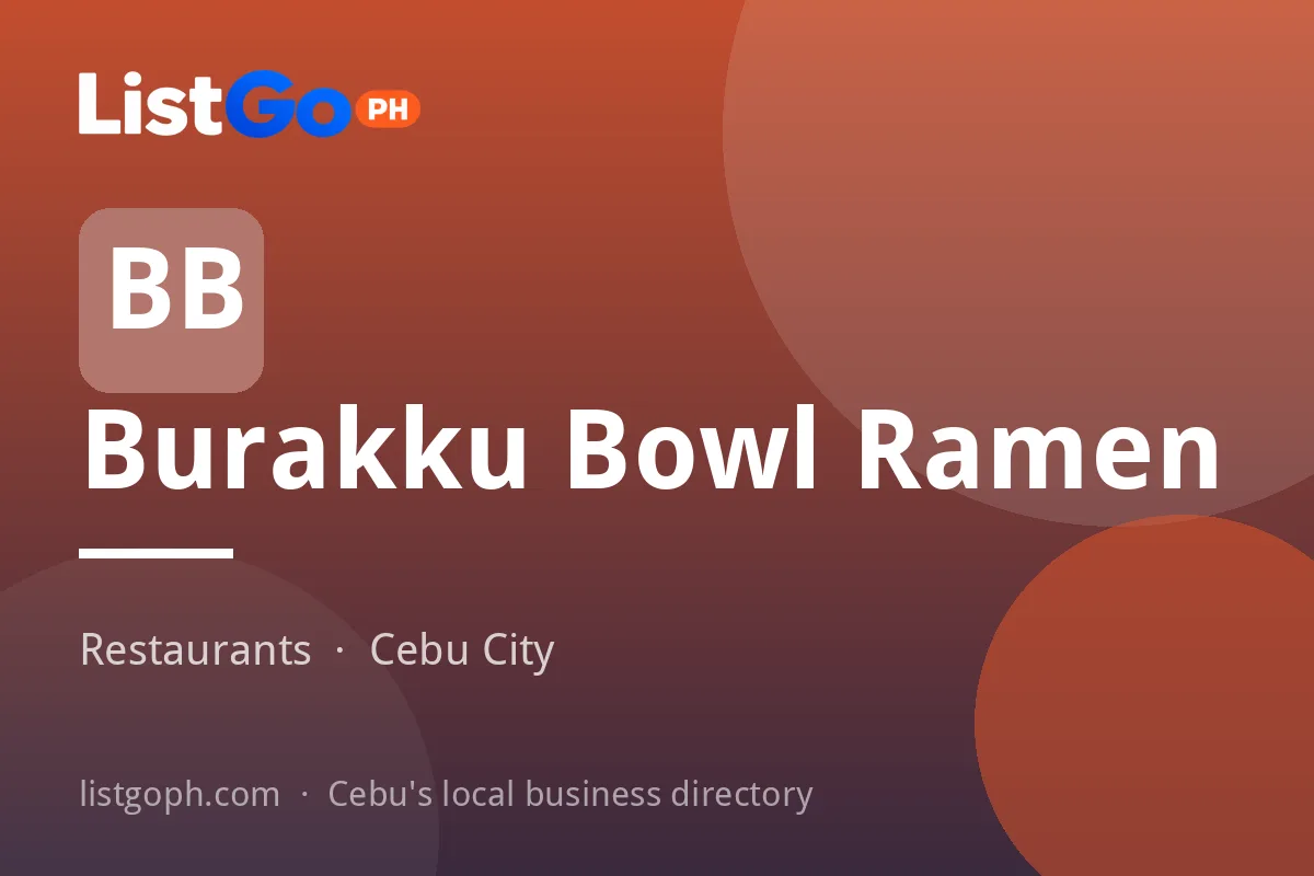 Burakku Bowl Ramen