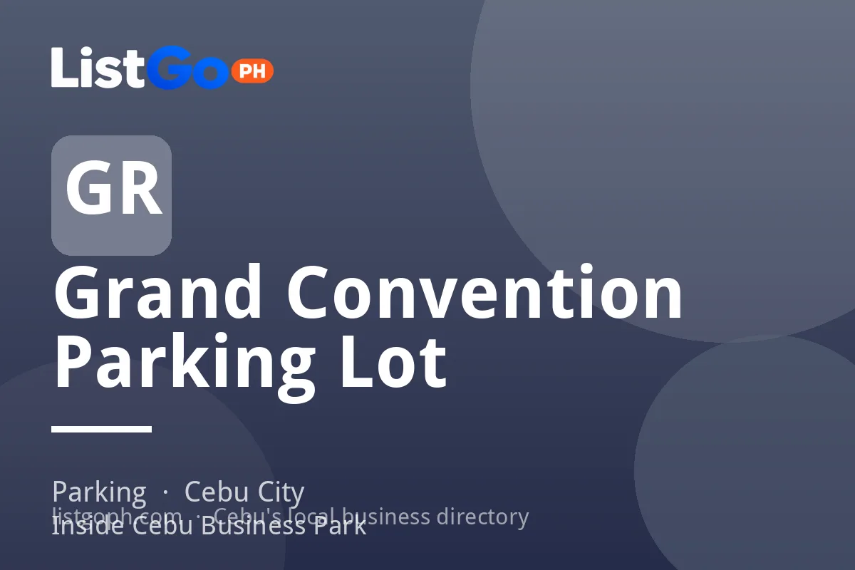 Grand Convention Parking Lot