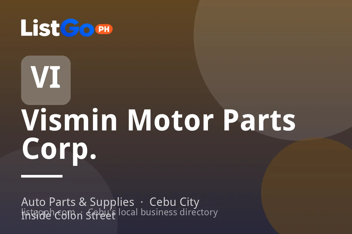 Vismin Motor Parts Corp.