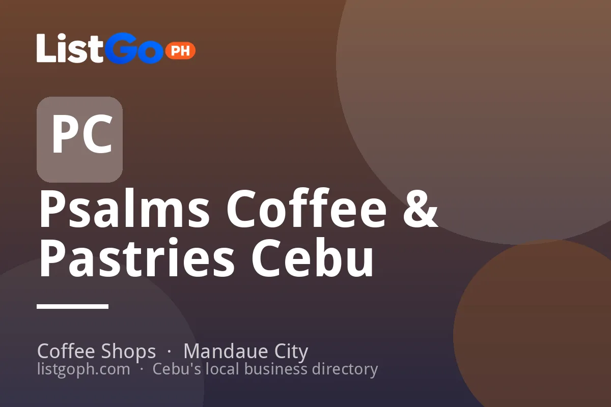 Psalms Coffee & Pastries Cebu