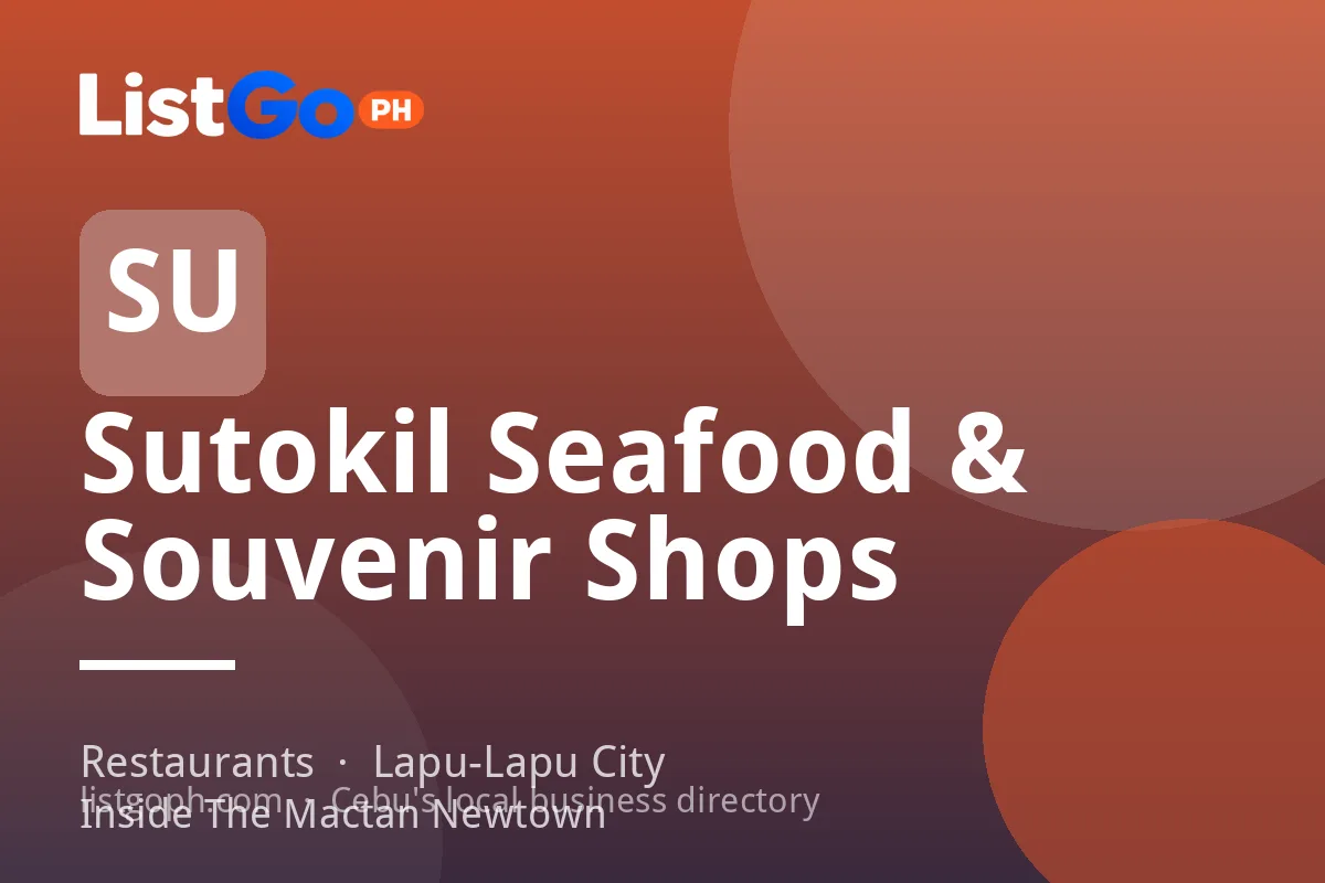 Sutokil Seafood & Souvenir Shops