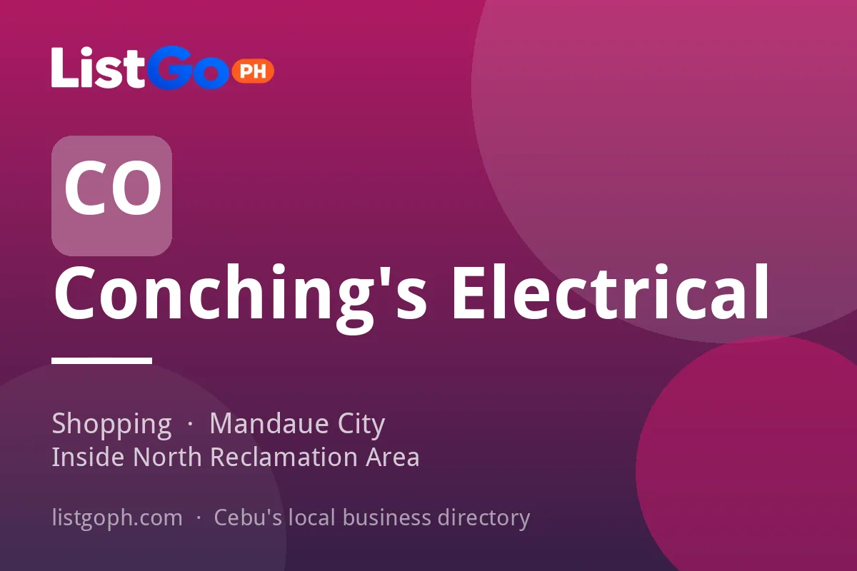 Conching's Electrical