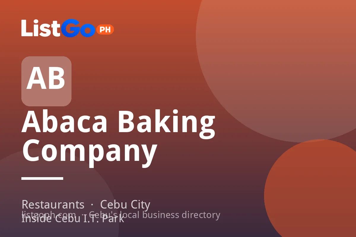 Abaca Baking Company