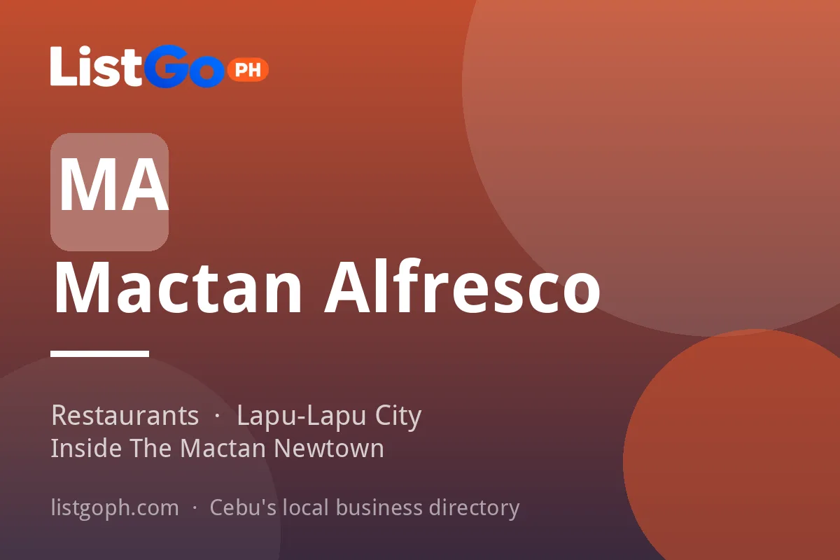 Mactan Alfresco