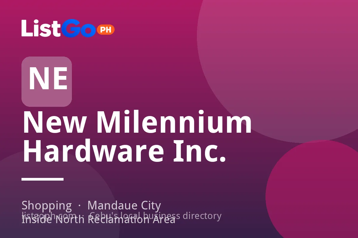 New Milennium Hardware Inc.