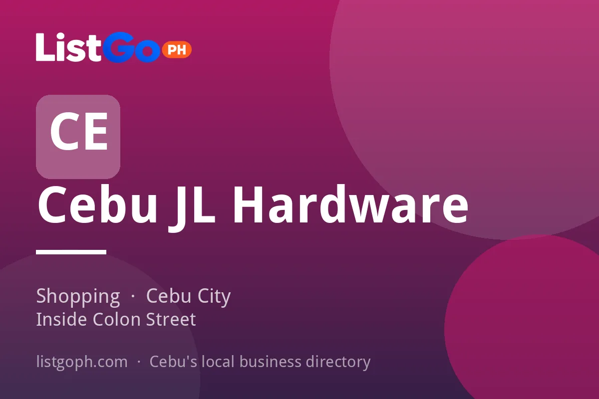 Cebu JL Hardware