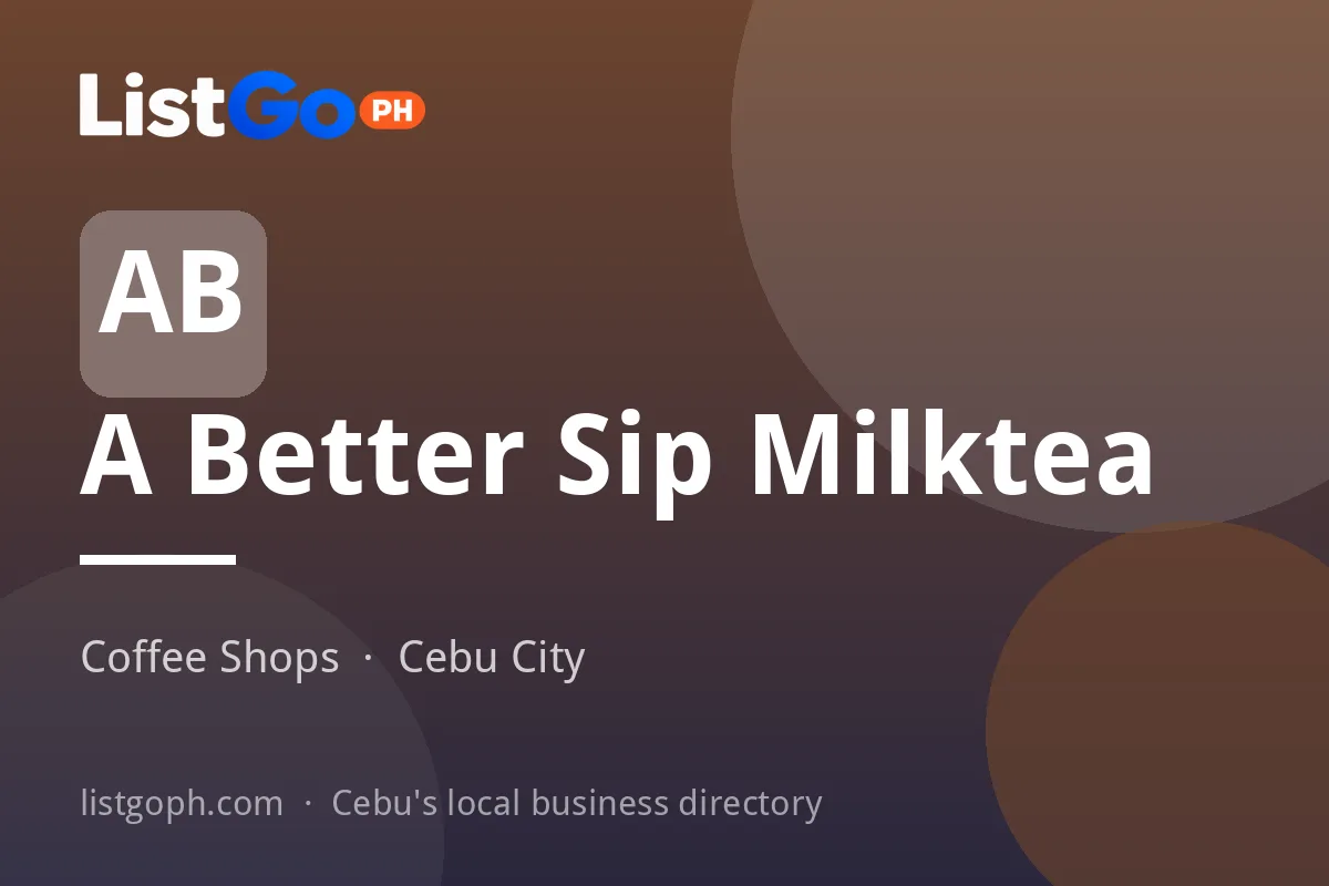 A Better Sip Milktea