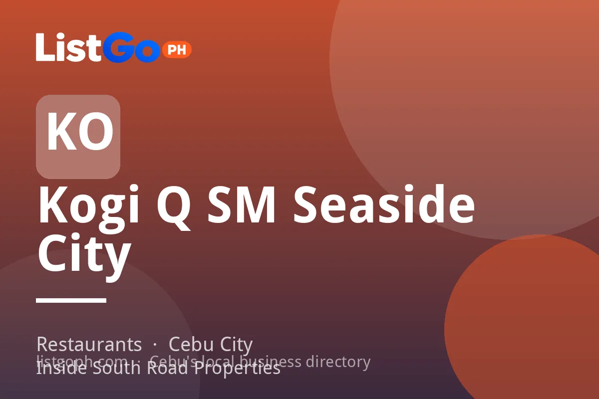 Kogi Q SM Seaside City