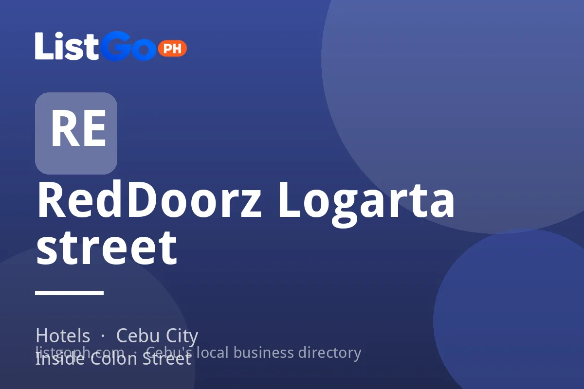 RedDoorz Logarta street