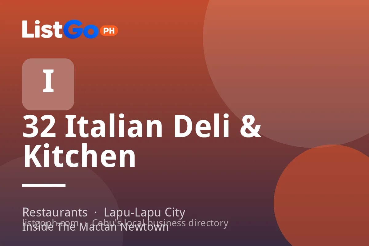 32 Italian Deli & Kitchen