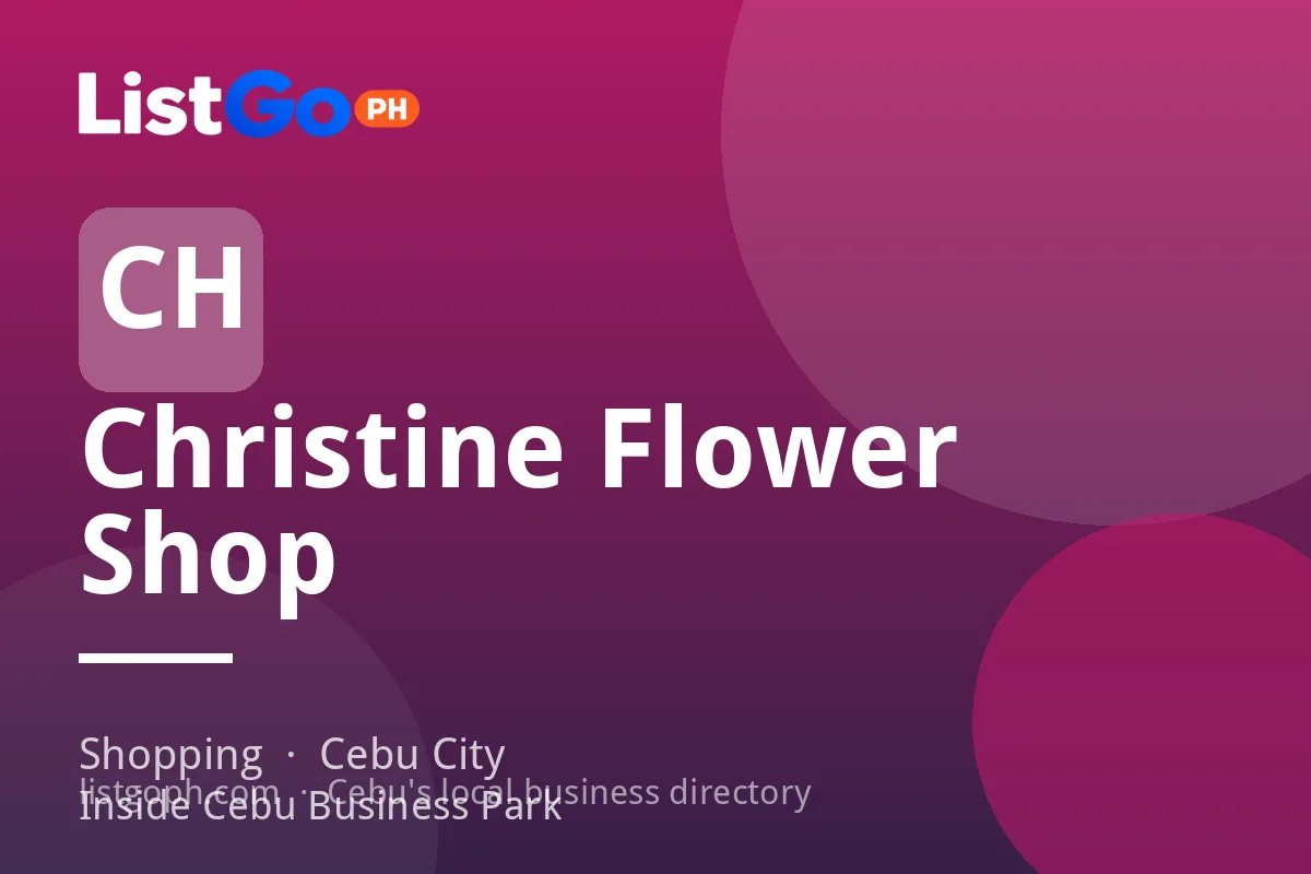 Christine Flower Shop