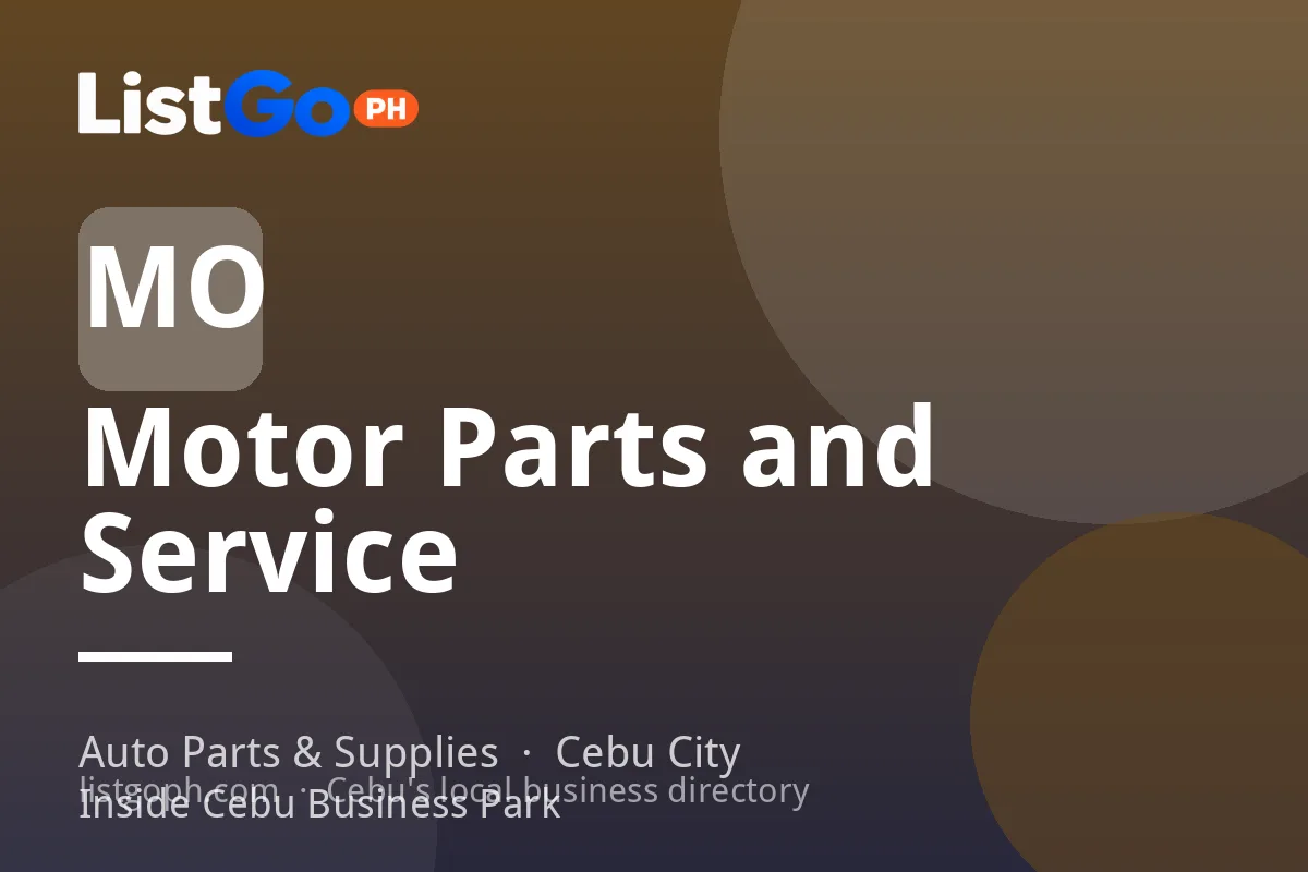 Motor Parts and Service