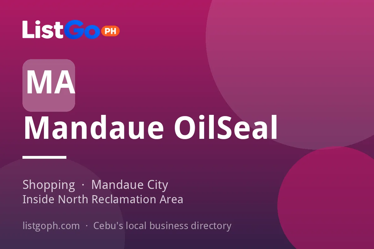 Mandaue OilSeal
