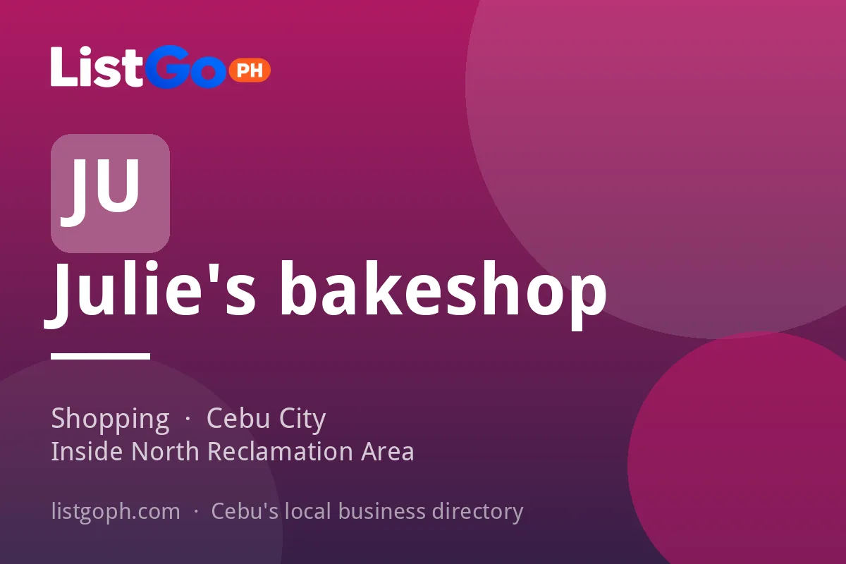 Julie's bakeshop