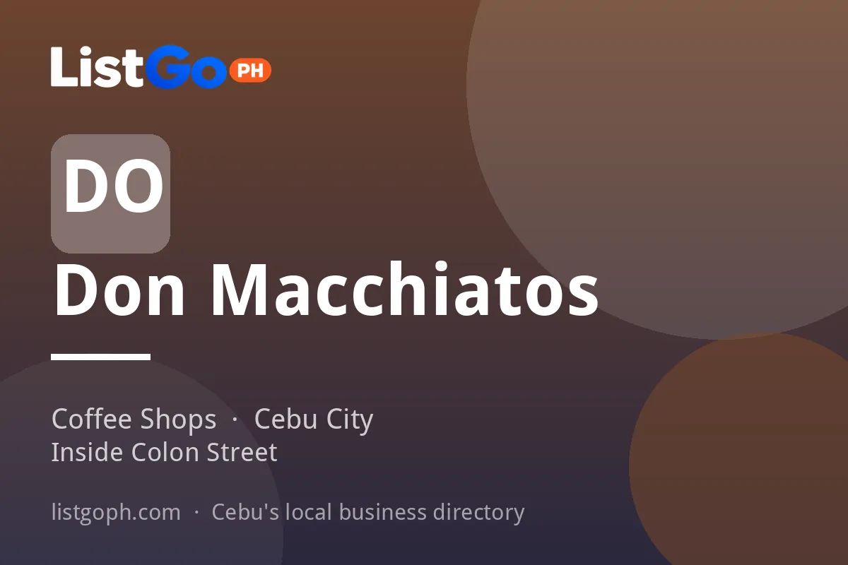 Don Macchiatos