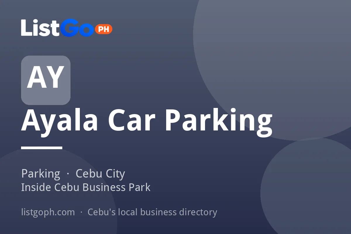 Ayala Car Parking