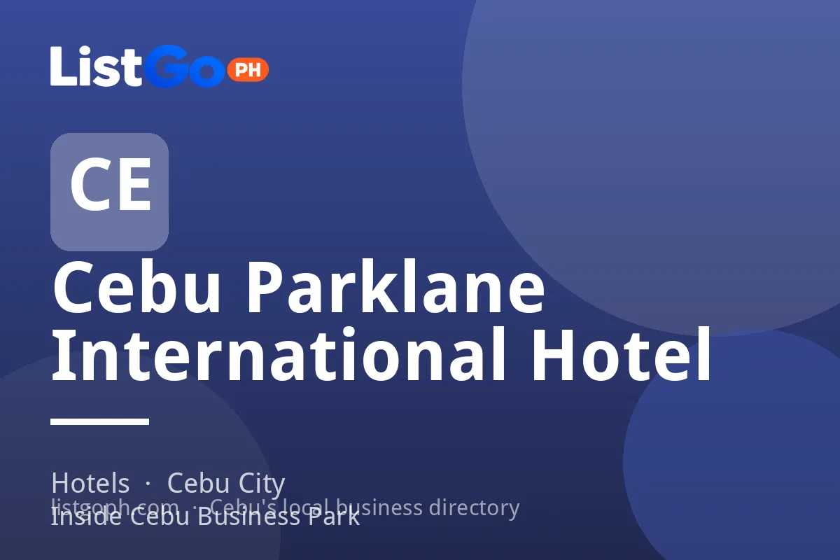 Cebu Parklane International Hotel