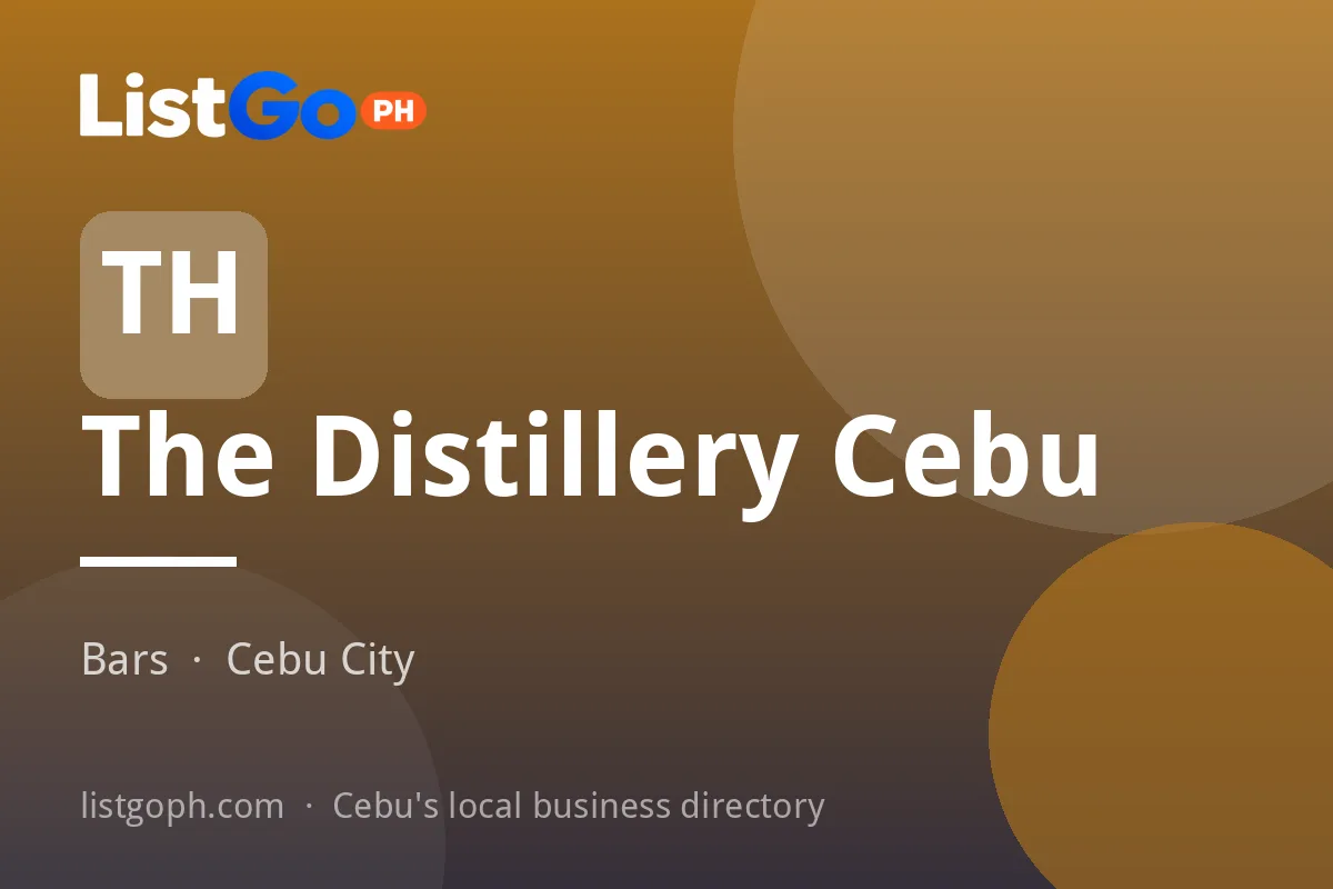 The Distillery Cebu
