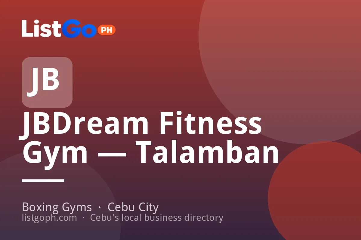 JBDream Fitness Gym — Talamban