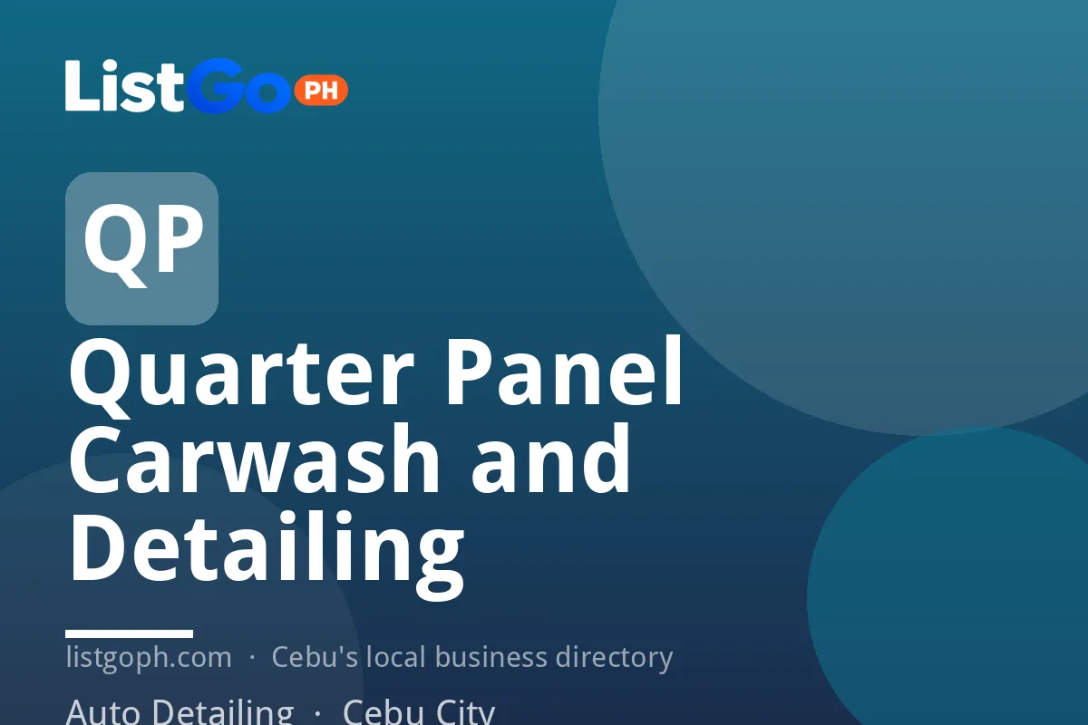 Quarter Panel Carwash and Detailing