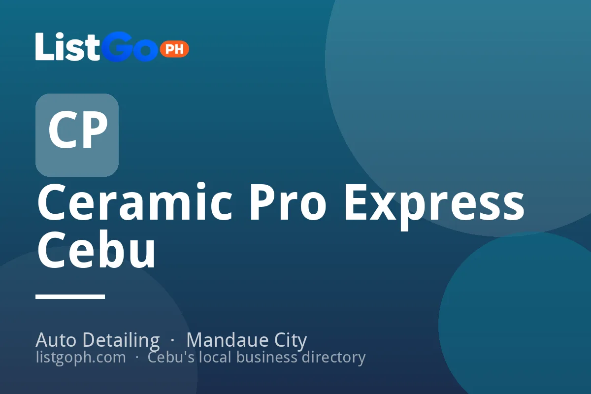 Ceramic Pro Express Cebu