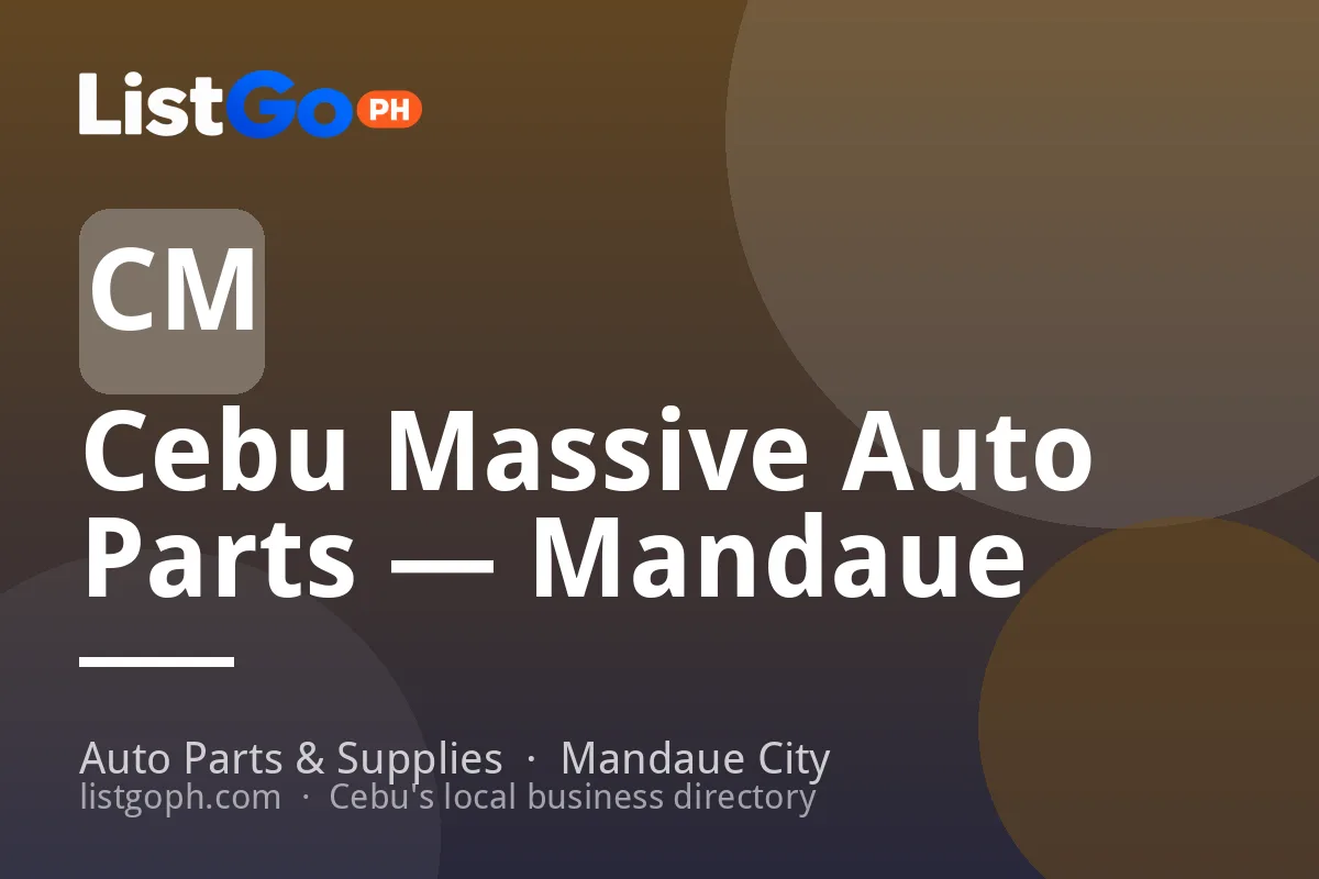 Cebu Massive Auto Parts — Mandaue