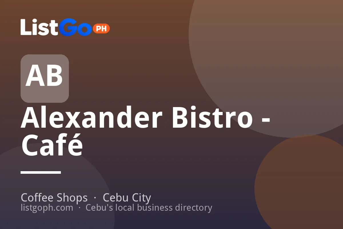 Alexander Bistro - Café