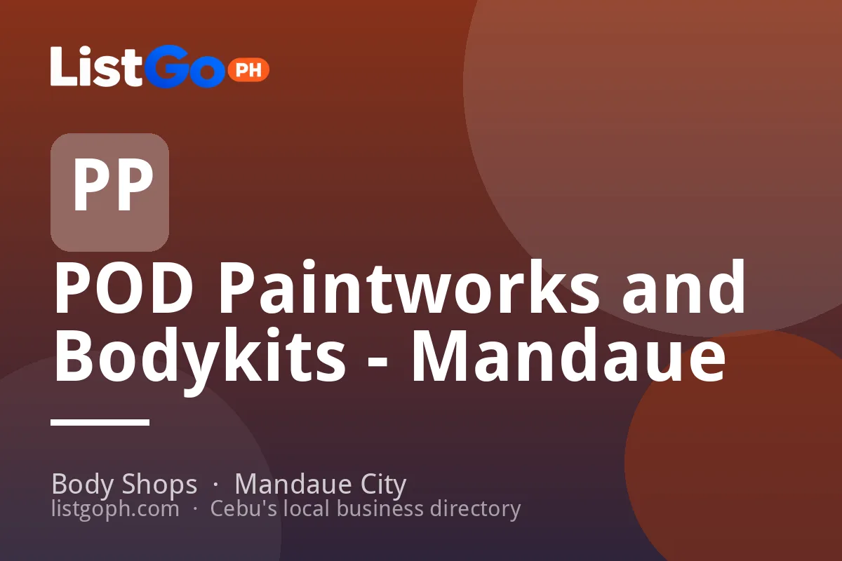 POD Paintworks and Bodykits - Mandaue