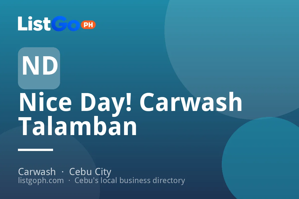 Nice Day! Carwash Talamban