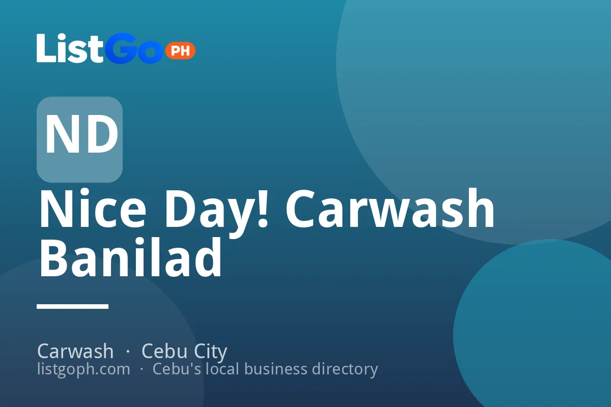 Nice Day! Carwash Banilad