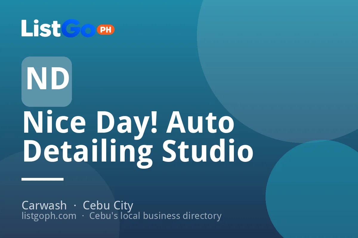 Nice Day! Auto Detailing Studio